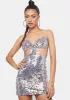Glitter Arrival Sequin Halter Dress sold by Dolls Kill