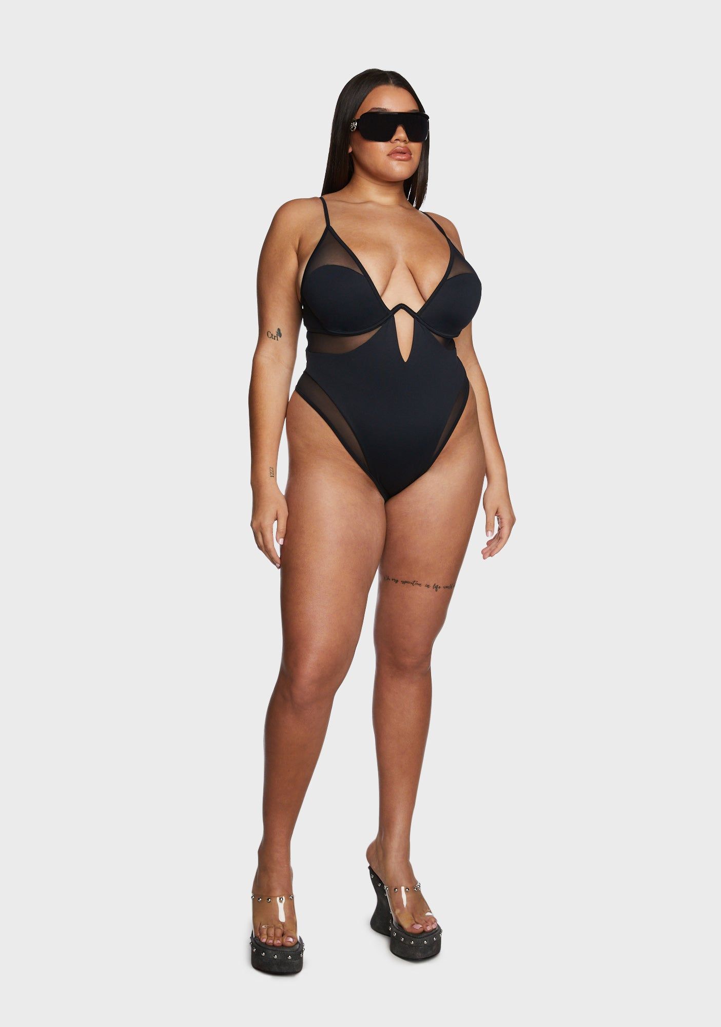 Plus Deep Look One Piece Swimsuit sold by Dolls Kill product image thumbnail 5