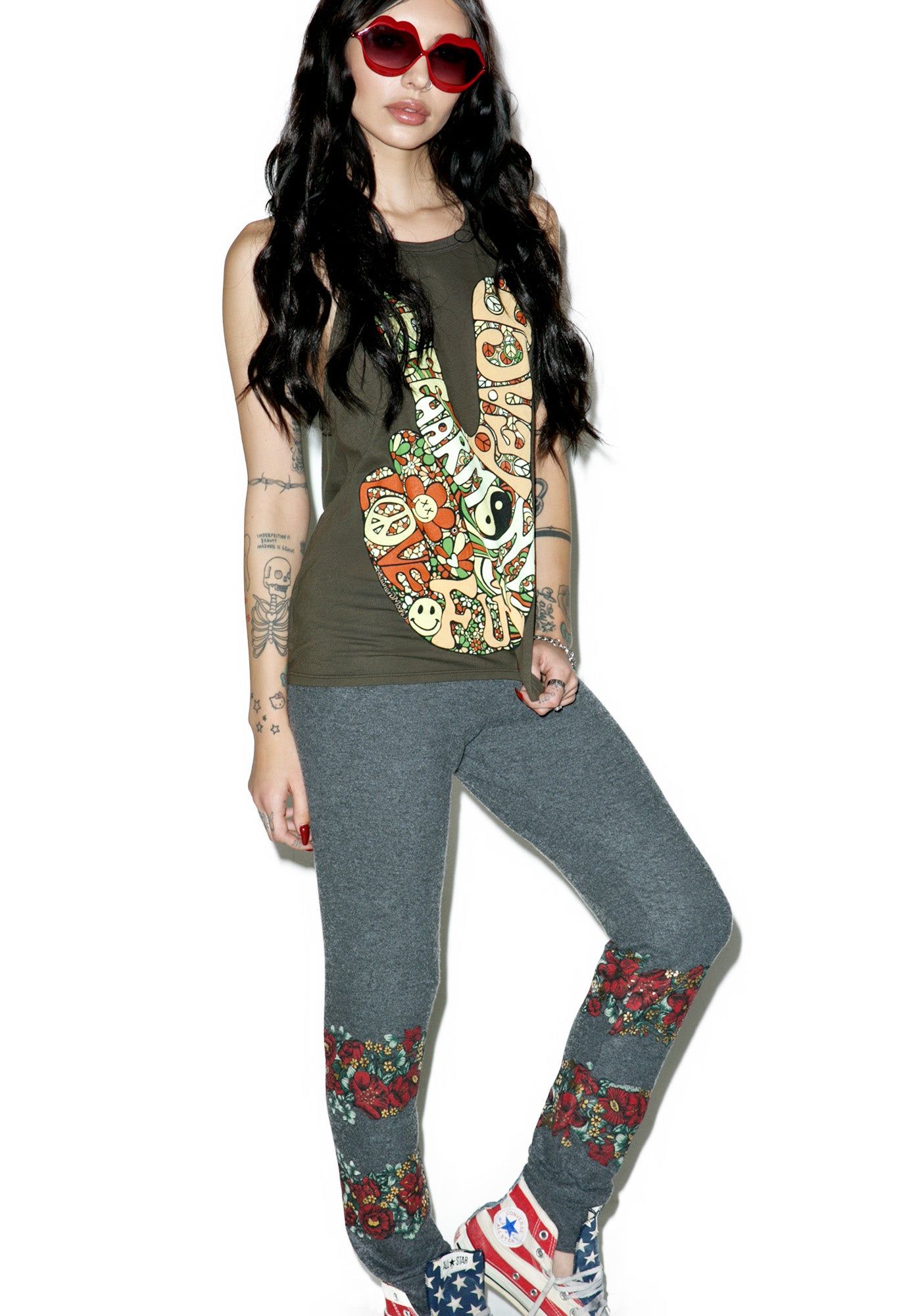 Floral Kizzy Sweatpant sold by Dolls Kill product image thumbnail 3