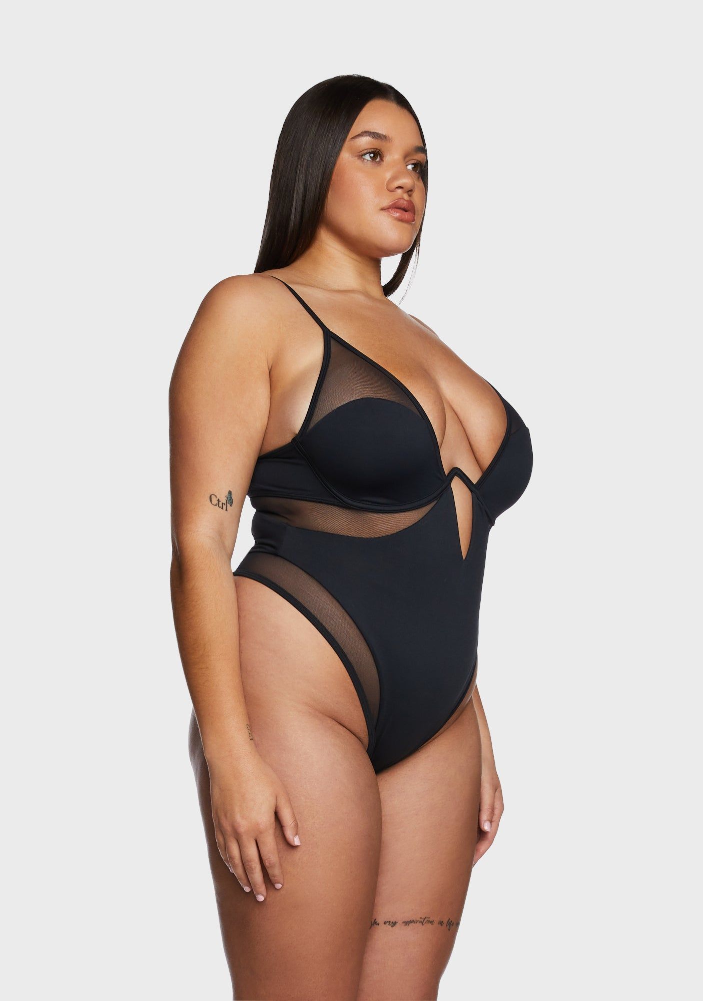 Plus Deep Look One Piece Swimsuit sold by Dolls Kill product image thumbnail 3