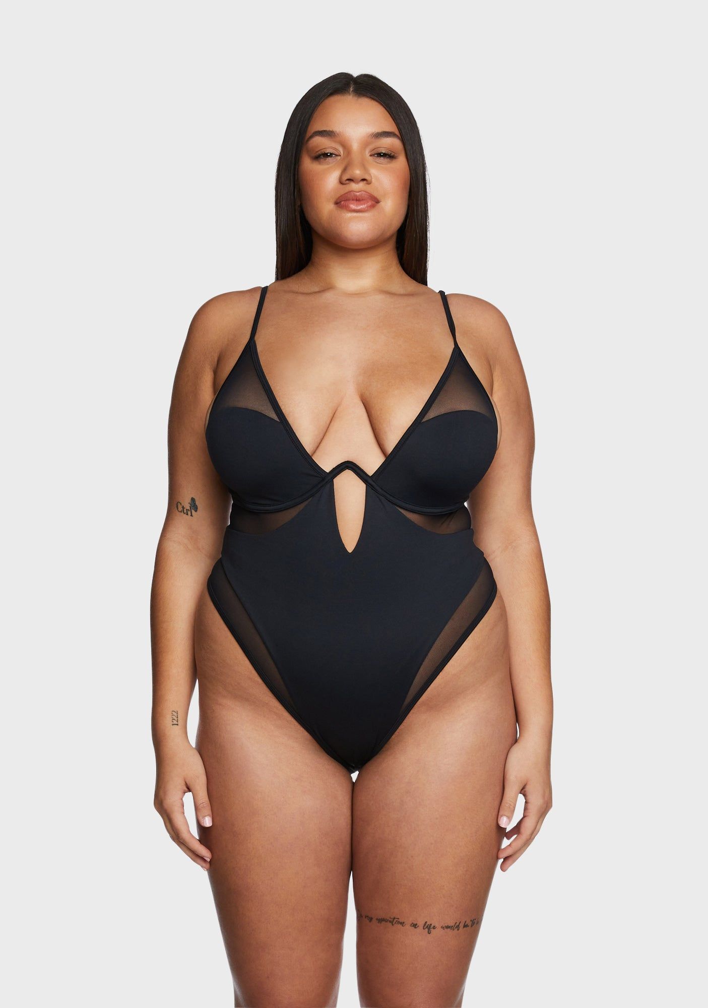 Plus Deep Look One Piece Swimsuit sold by Dolls Kill