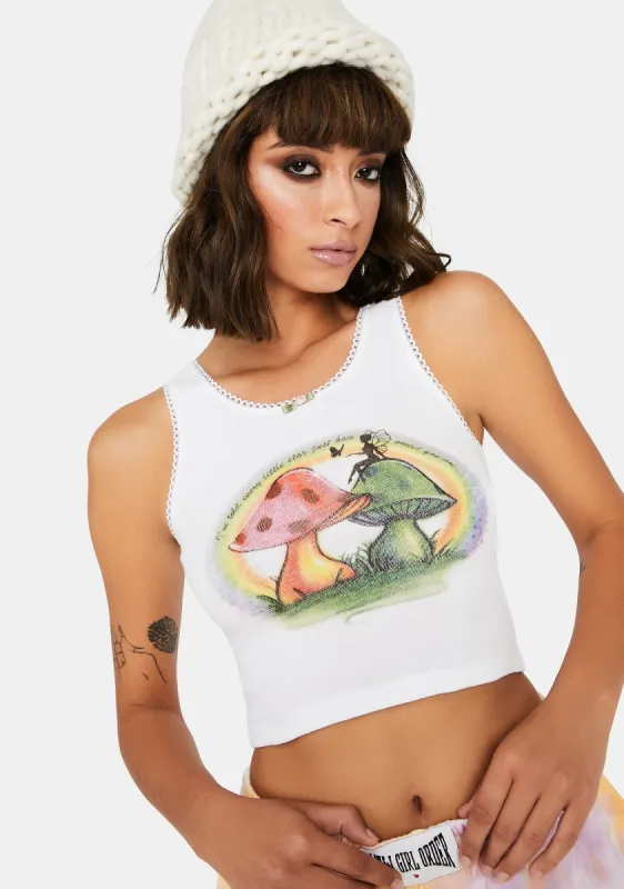 Magic Mushrooms Cami sold by Dolls Kill