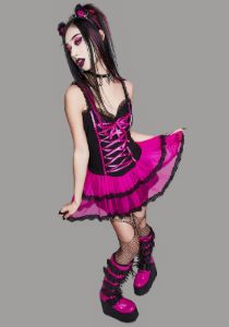 Bring Me To Life Corset Dress sold by Dolls Kill