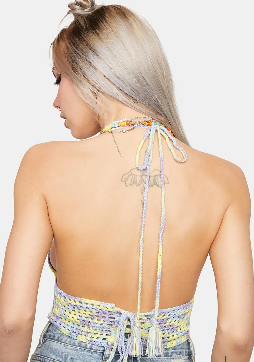 Fly Me Out Crochet Top sold by Dolls Kill product image thumbnail 4