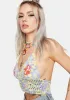Fly Me Out Crochet Top sold by Dolls Kill
