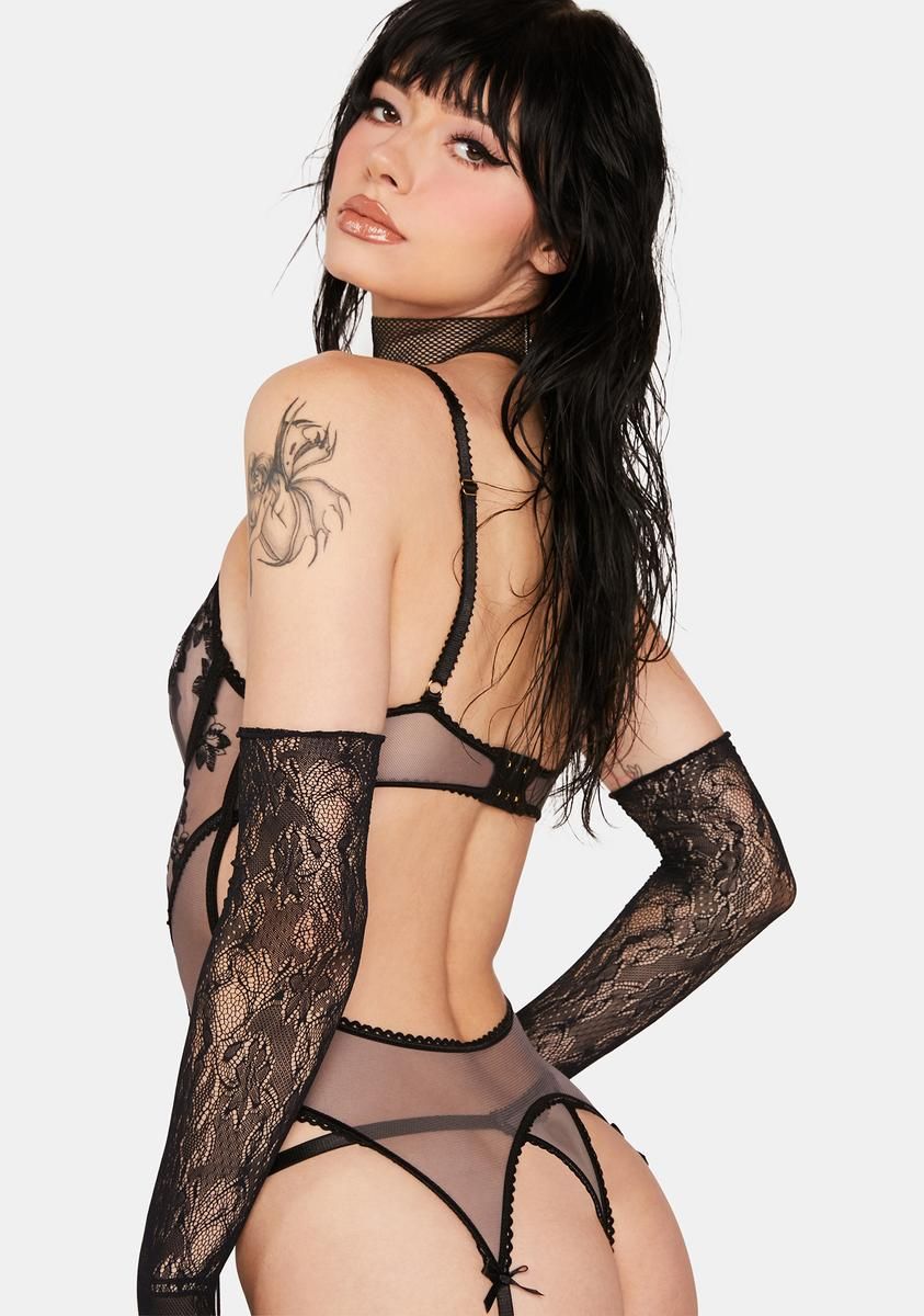 Yes I'm Spoiled 3-Piece Lingerie Set sold by Dolls Kill product image thumbnail 3