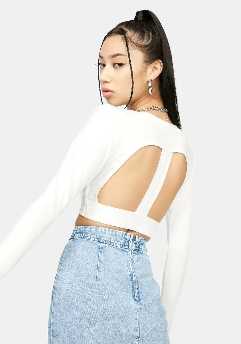Chill With Or Without You Cutout Crop Top sold by Dolls Kill product image thumbnail 4