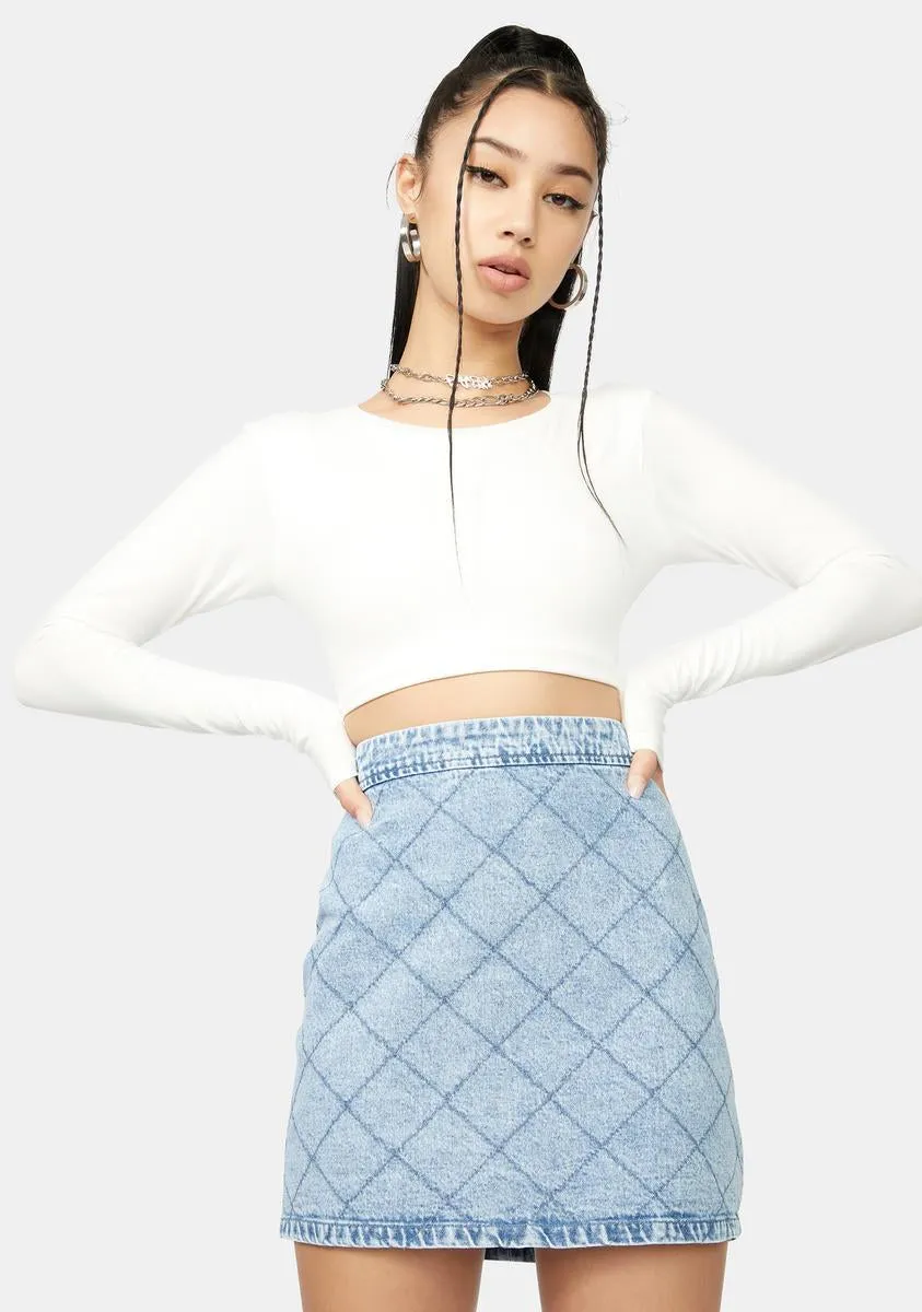 Chill With Or Without You Cutout Crop Top sold by Dolls Kill