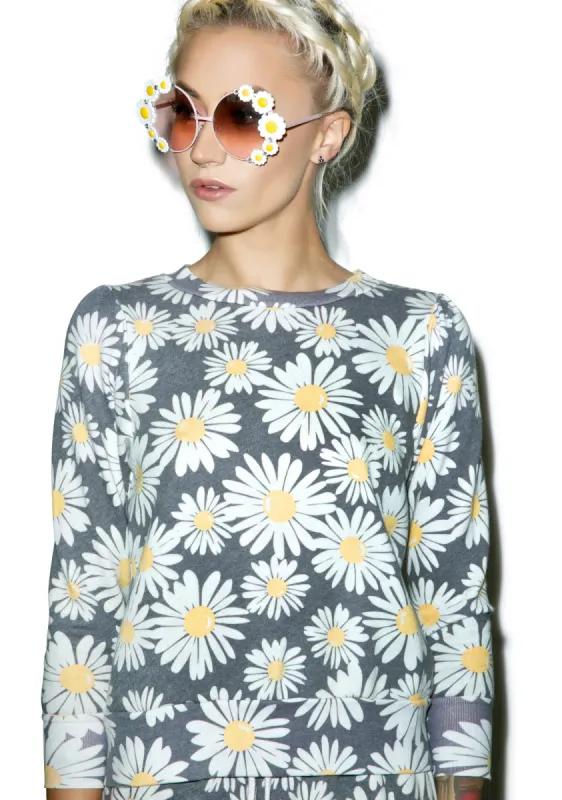 Daisy Train Couch Princess Sweater sold by Dolls Kill