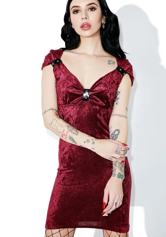 Black Heart Corset Dress sold by Dolls Kill