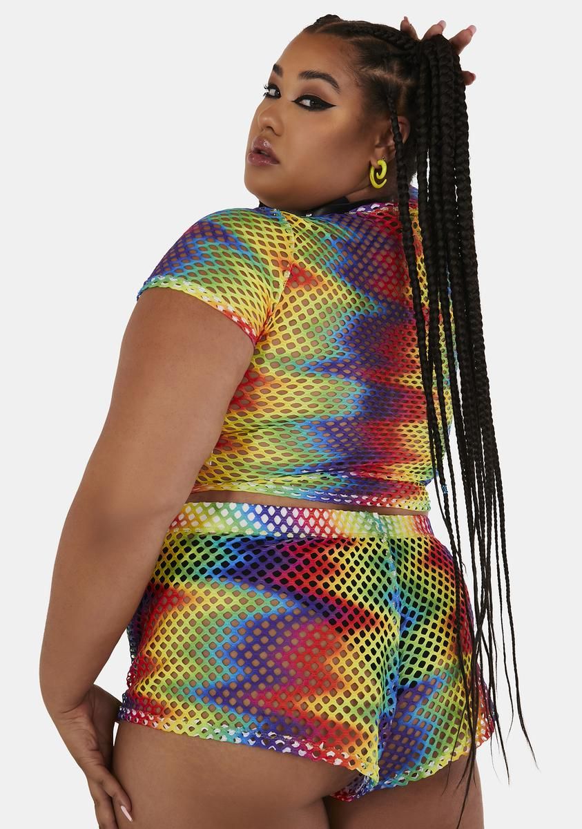 Plus Party People Shorts Set sold by Dolls Kill product image thumbnail 4