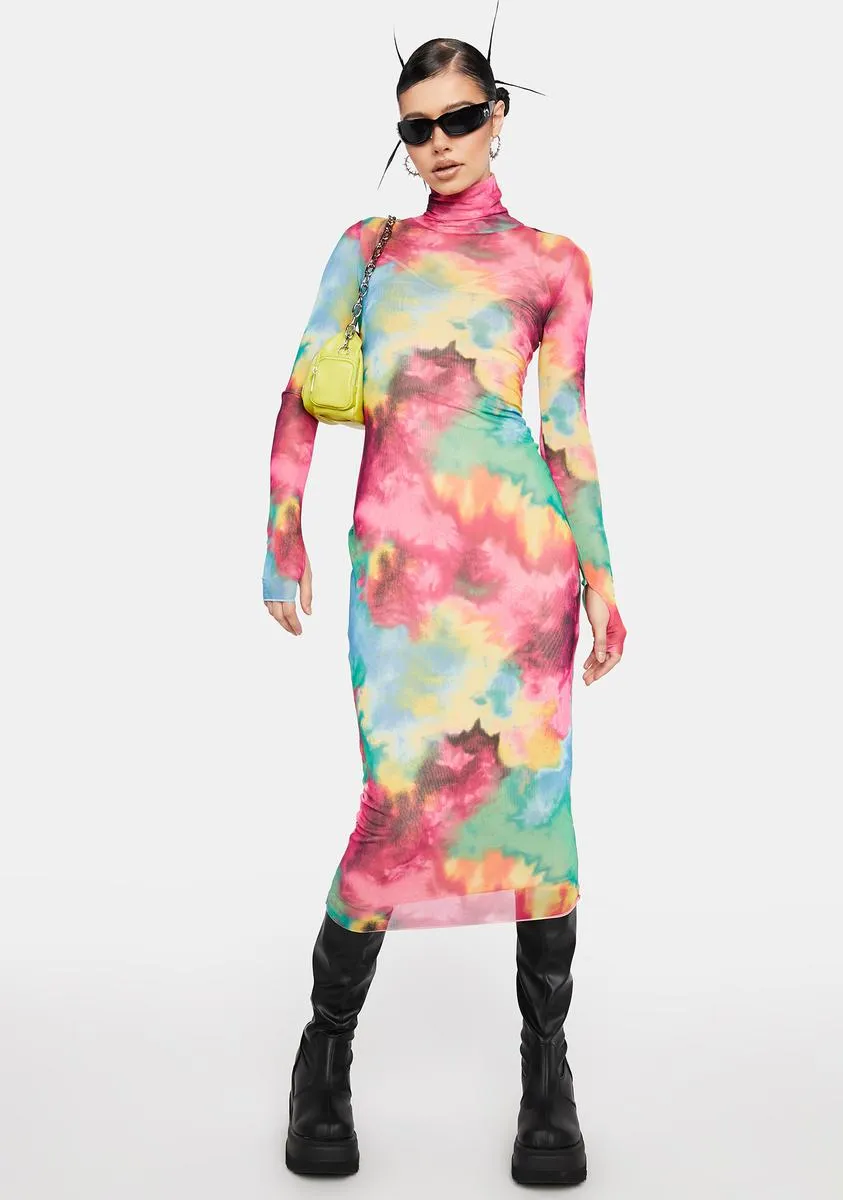 Shailene Mesh Midi Dress sold by Dolls Kill product image thumbnail 3