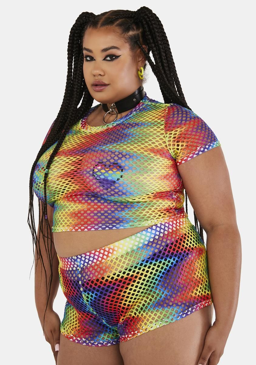 Plus Party People Shorts Set sold by Dolls Kill product image thumbnail 2