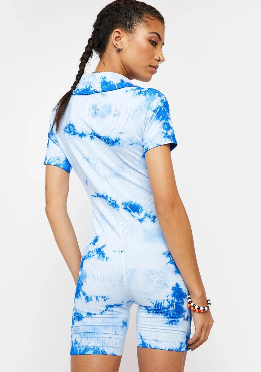 Polo Tie Dye Romper sold by Dolls Kill product image thumbnail 4