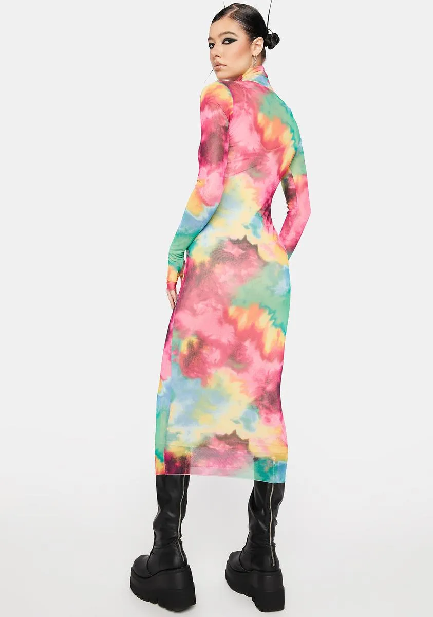 Shailene Mesh Midi Dress sold by Dolls Kill product image thumbnail 4