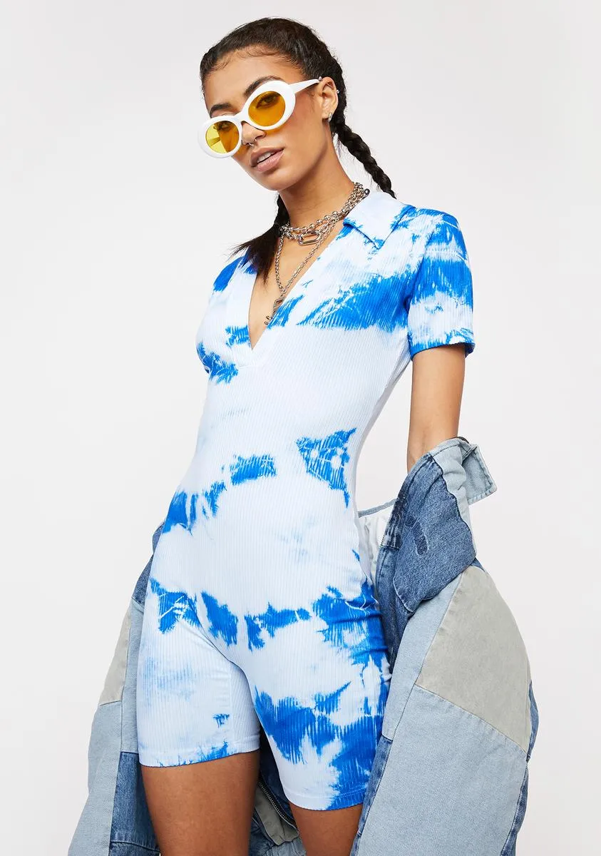 Polo Tie Dye Romper sold by Dolls Kill product image thumbnail 2
