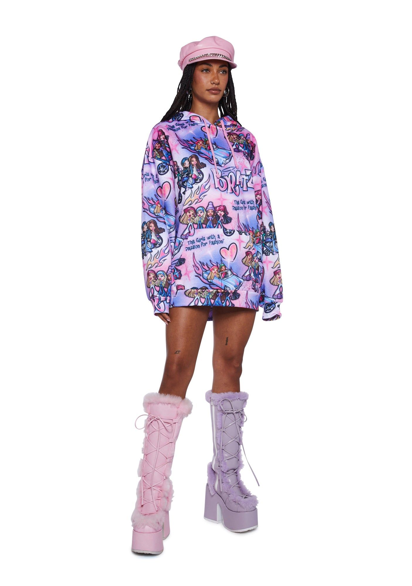 Hot N' Unbothered Oversized Hoodie sold by Dolls Kill product image thumbnail 2