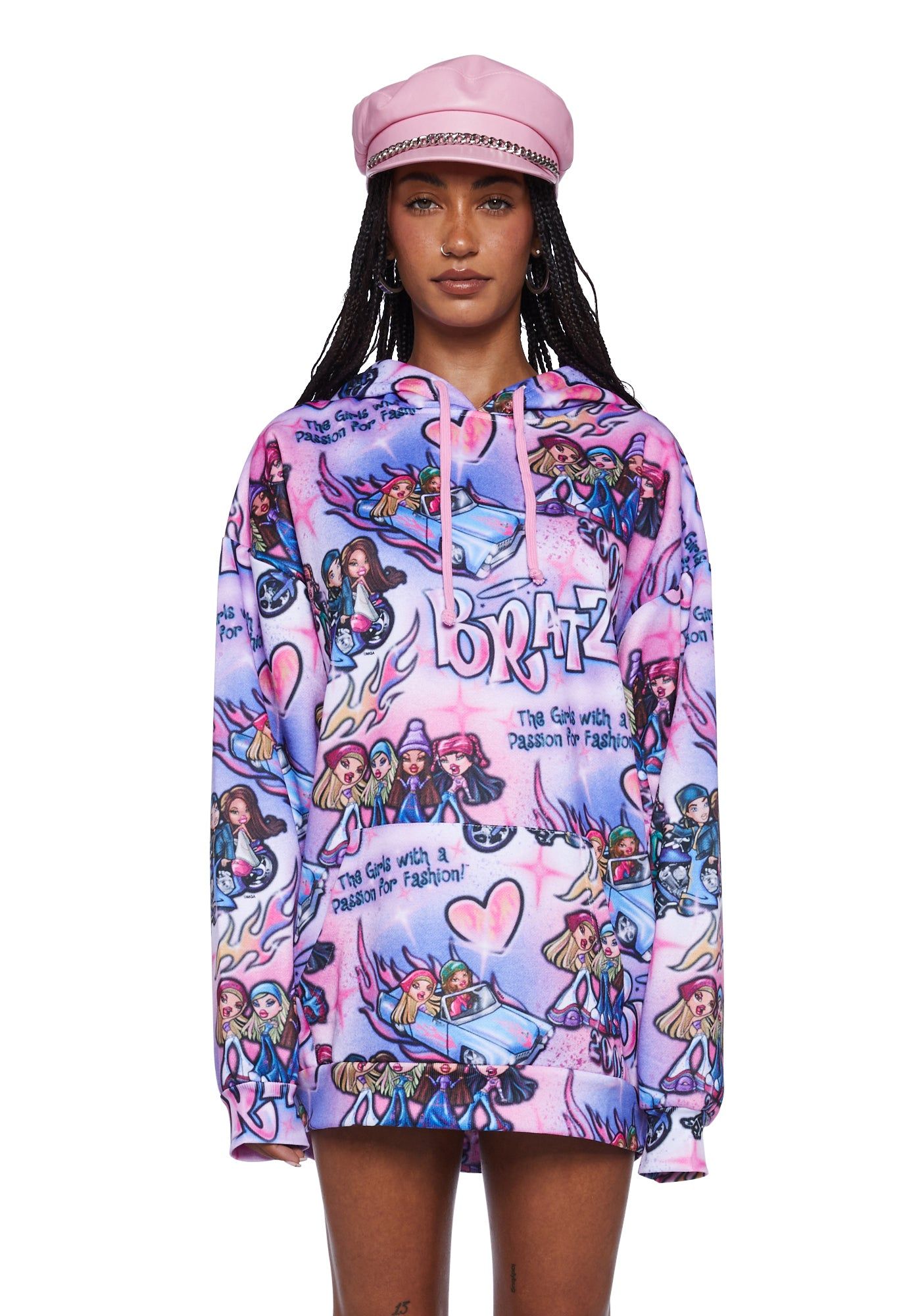 Hot N' Unbothered Oversized Hoodie sold by Dolls Kill