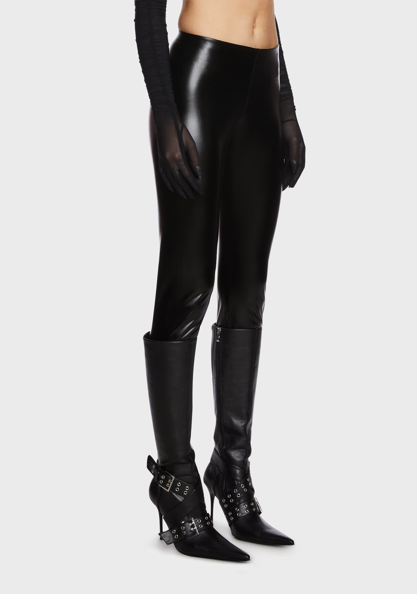 Darkwave Vision Vinyl Leggings sold by Dolls Kill product image thumbnail 4