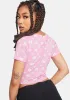Butterfly Monogram Crop Top sold by Dolls Kill