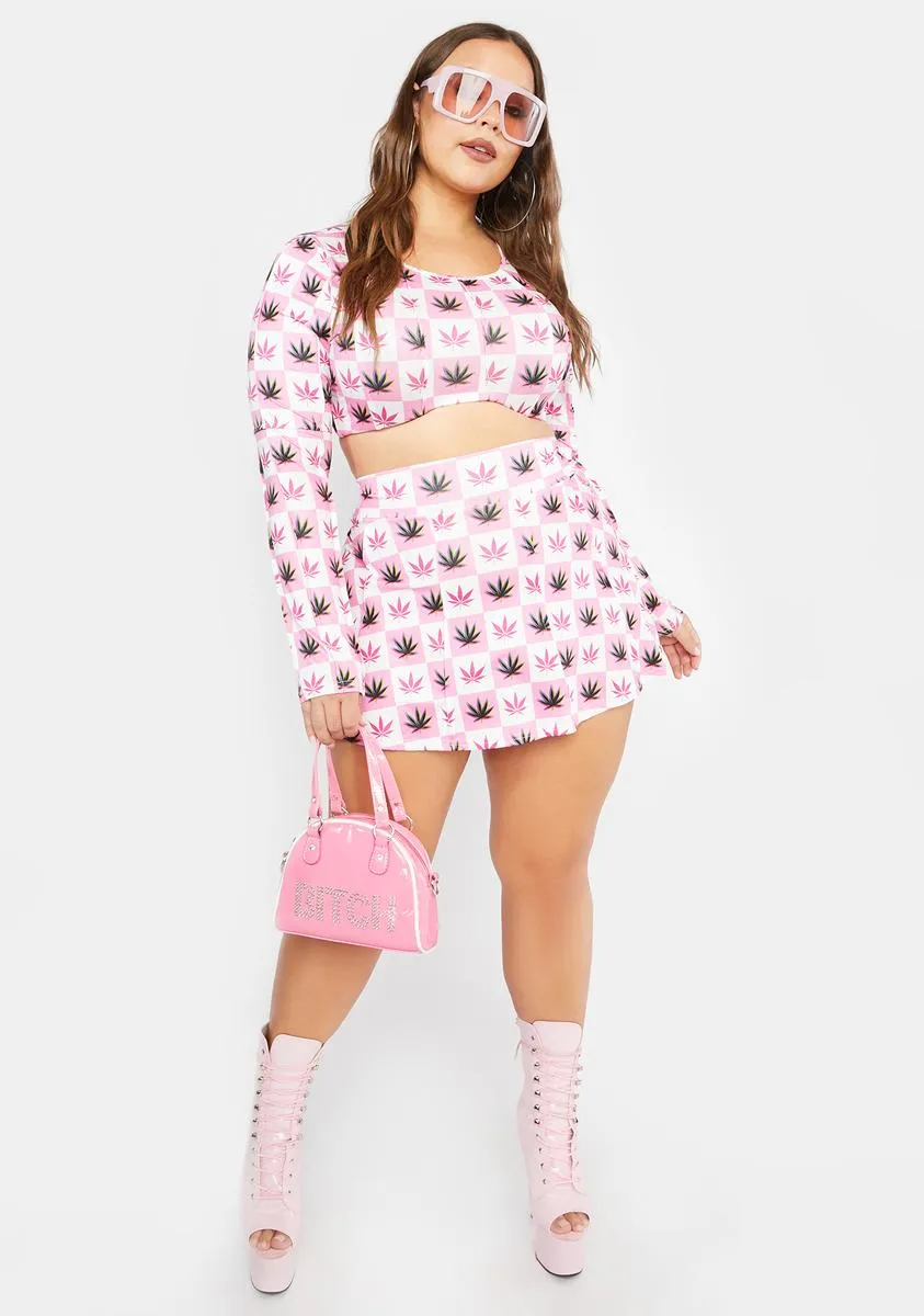 Plus Higher Games Checkered Skirt Set sold by Dolls Kill product image thumbnail 3