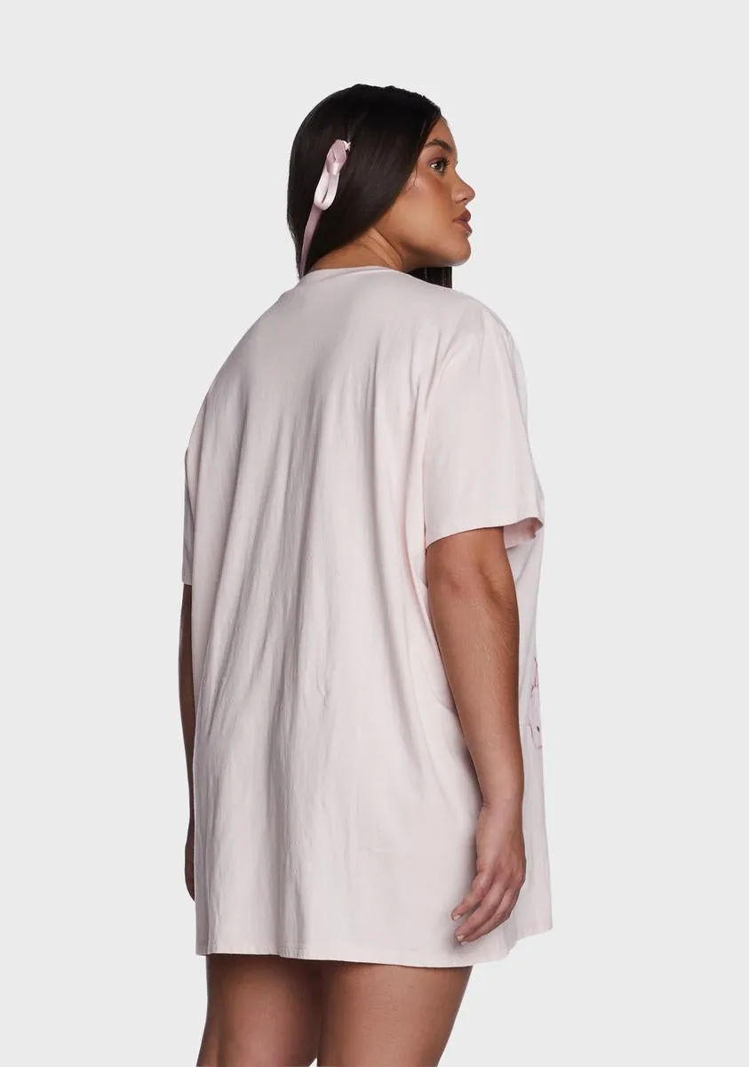 Plus Life Is Delicious Oversized Tee sold by Dolls Kill product image thumbnail 4