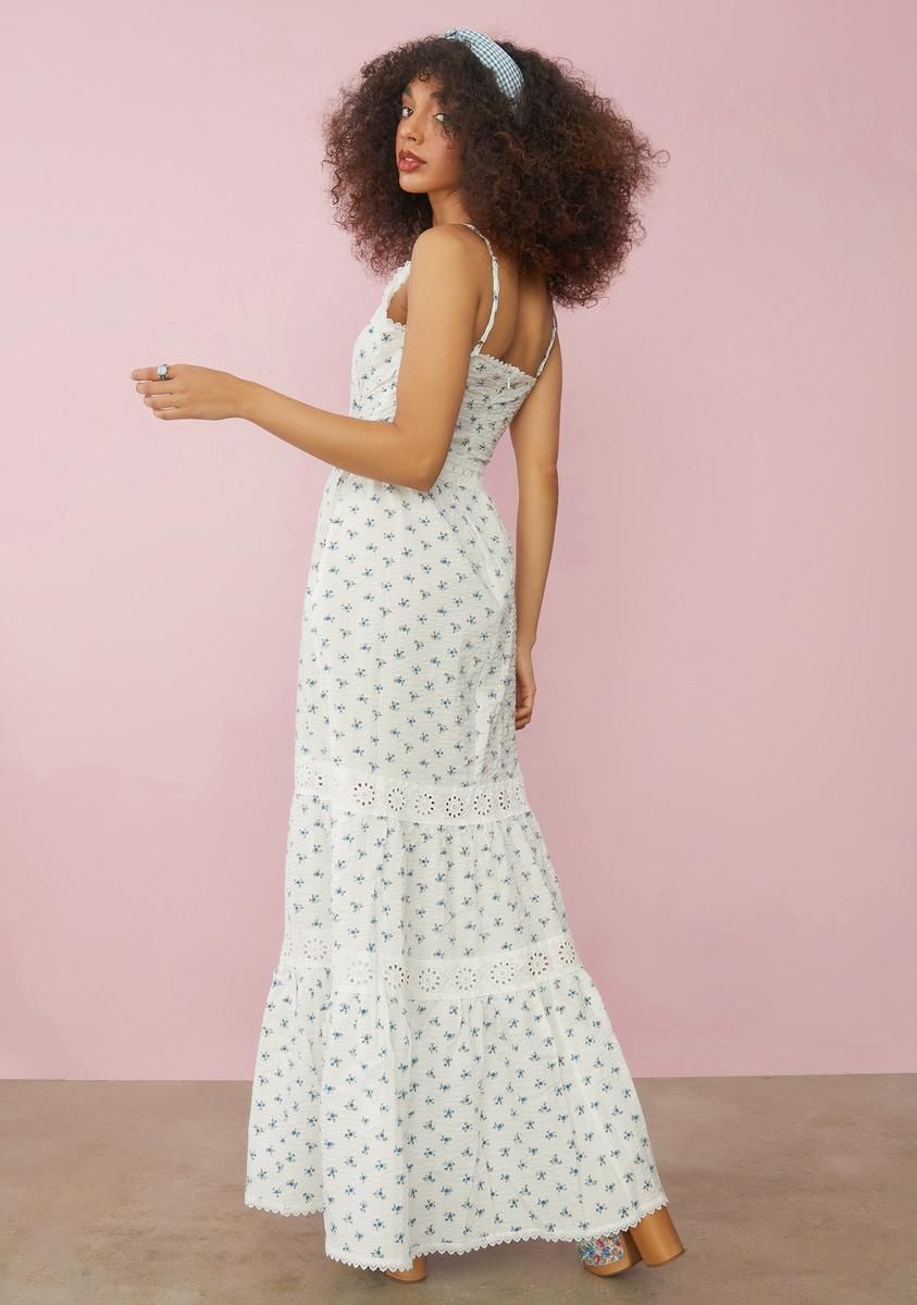 Ur On My Mind Floral Maxi Dress sold by Dolls Kill product image thumbnail 4