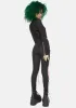 Ribbon Lace Up Paneled Pants sold by Dolls Kill