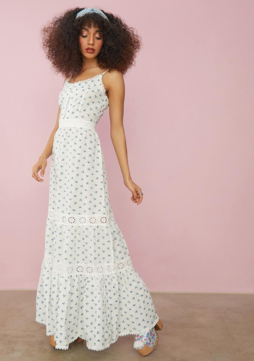 Ur On My Mind Floral Maxi Dress sold by Dolls Kill product image thumbnail 3