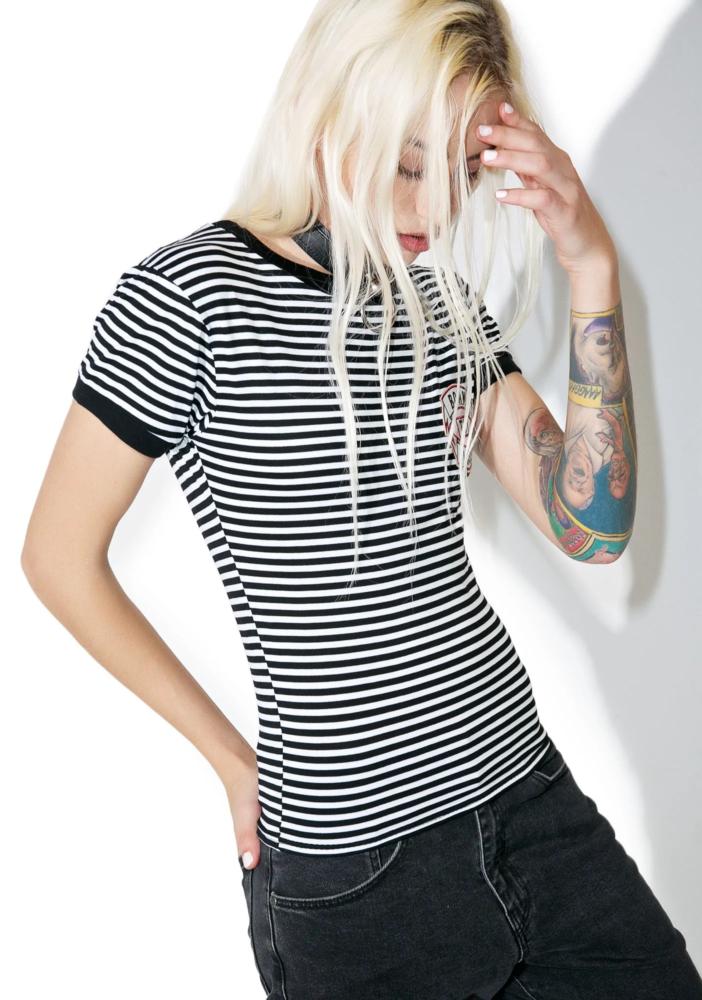 Down And Out Tee sold by Dolls Kill product image thumbnail 2