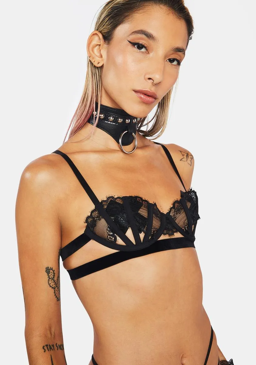 Sidney Open Cup Bra sold by Dolls Kill