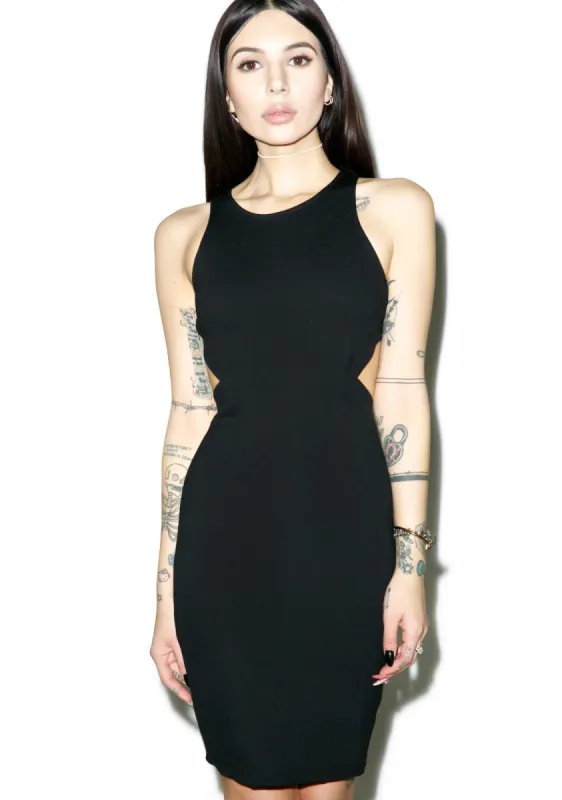 Poison Needle Lace Back Dress sold by Dolls Kill