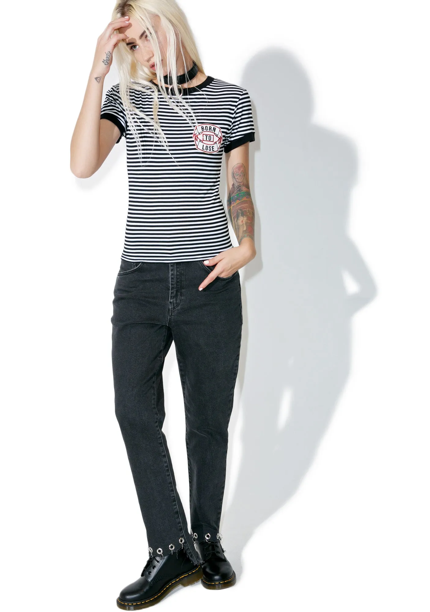 Down And Out Tee sold by Dolls Kill product image thumbnail 3