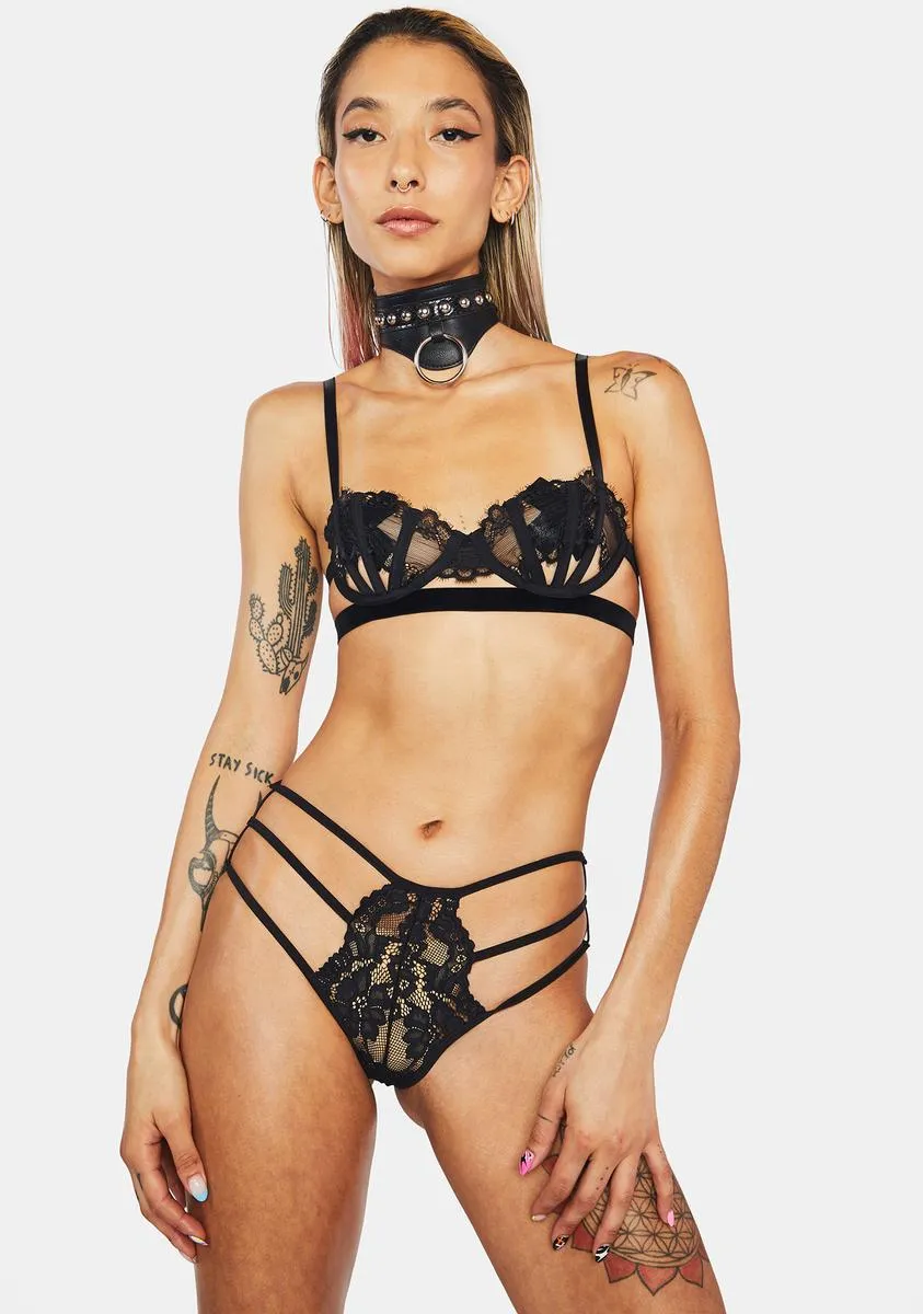 Sidney Open Cup Bra sold by Dolls Kill product image thumbnail 2