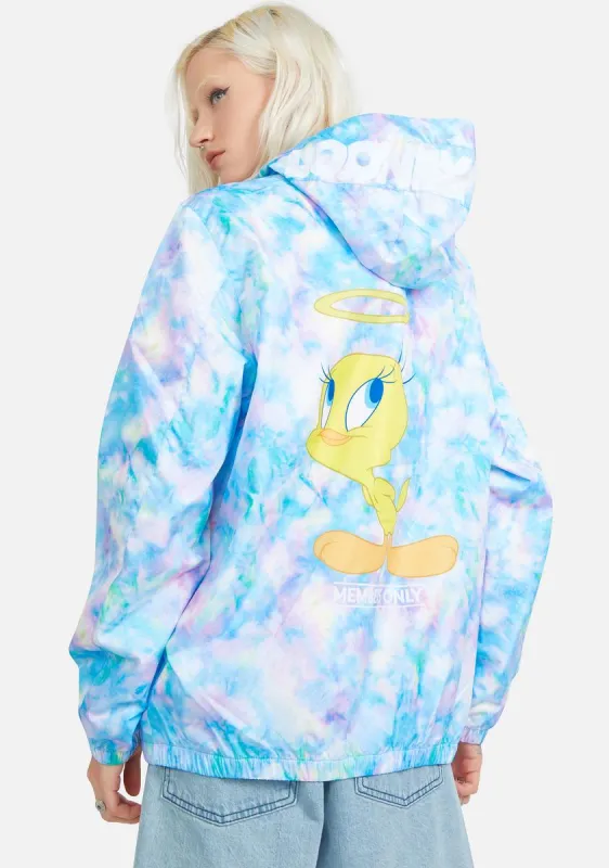 X Looney Tunes Tweety Windbreaker sold by Dolls Kill