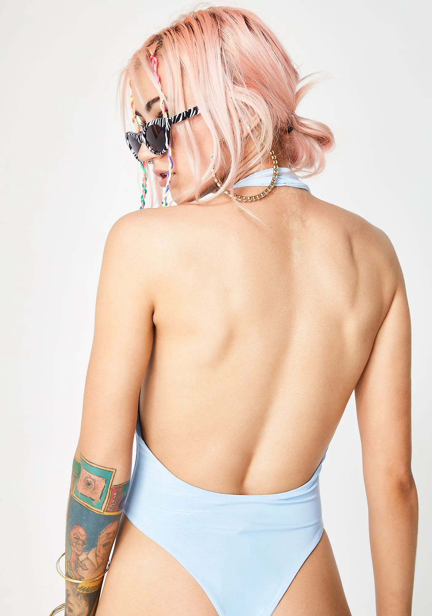 Break The Ice Halter Bodysuit sold by Dolls Kill product image thumbnail 4