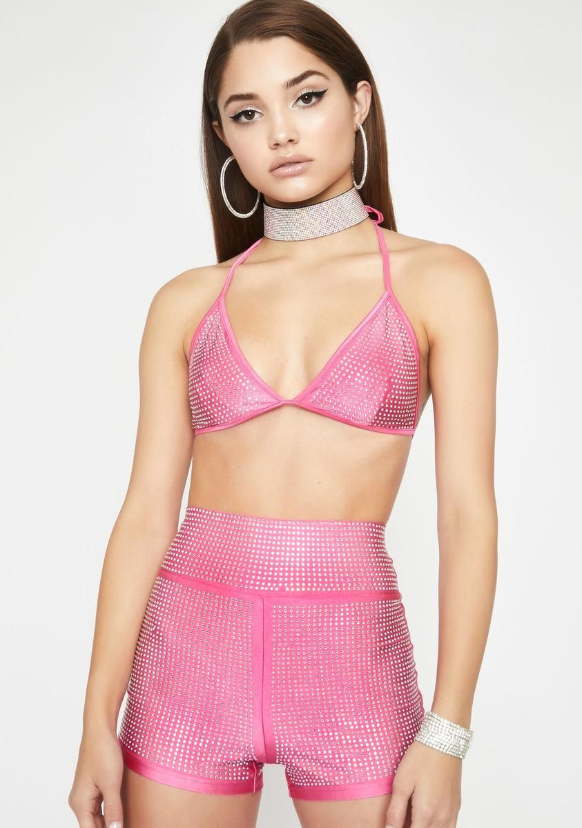 Sweet Haute Flash Rhinestone Set sold by Dolls Kill