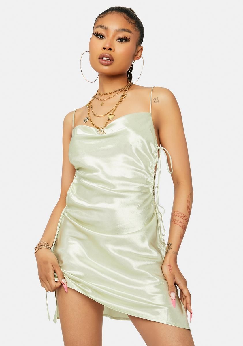 Fierceness Excluded Side Cut Out Mini Dress sold by Dolls Kill