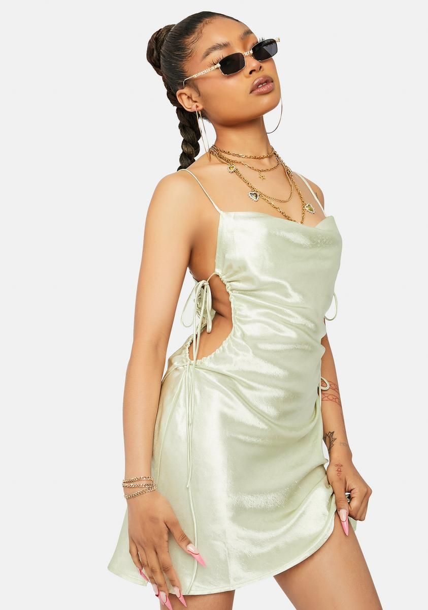 Fierceness Excluded Side Cut Out Mini Dress sold by Dolls Kill product image thumbnail 2