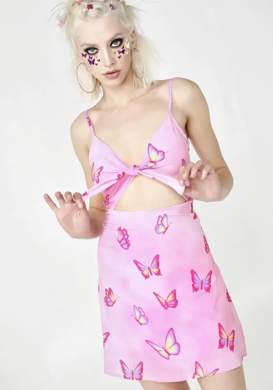 Pampered Pixie Butterfly Dress sold by Dolls Kill