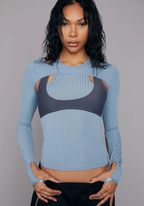 I'm On Your Mind Long Sleeve Top sold by Dolls Kill