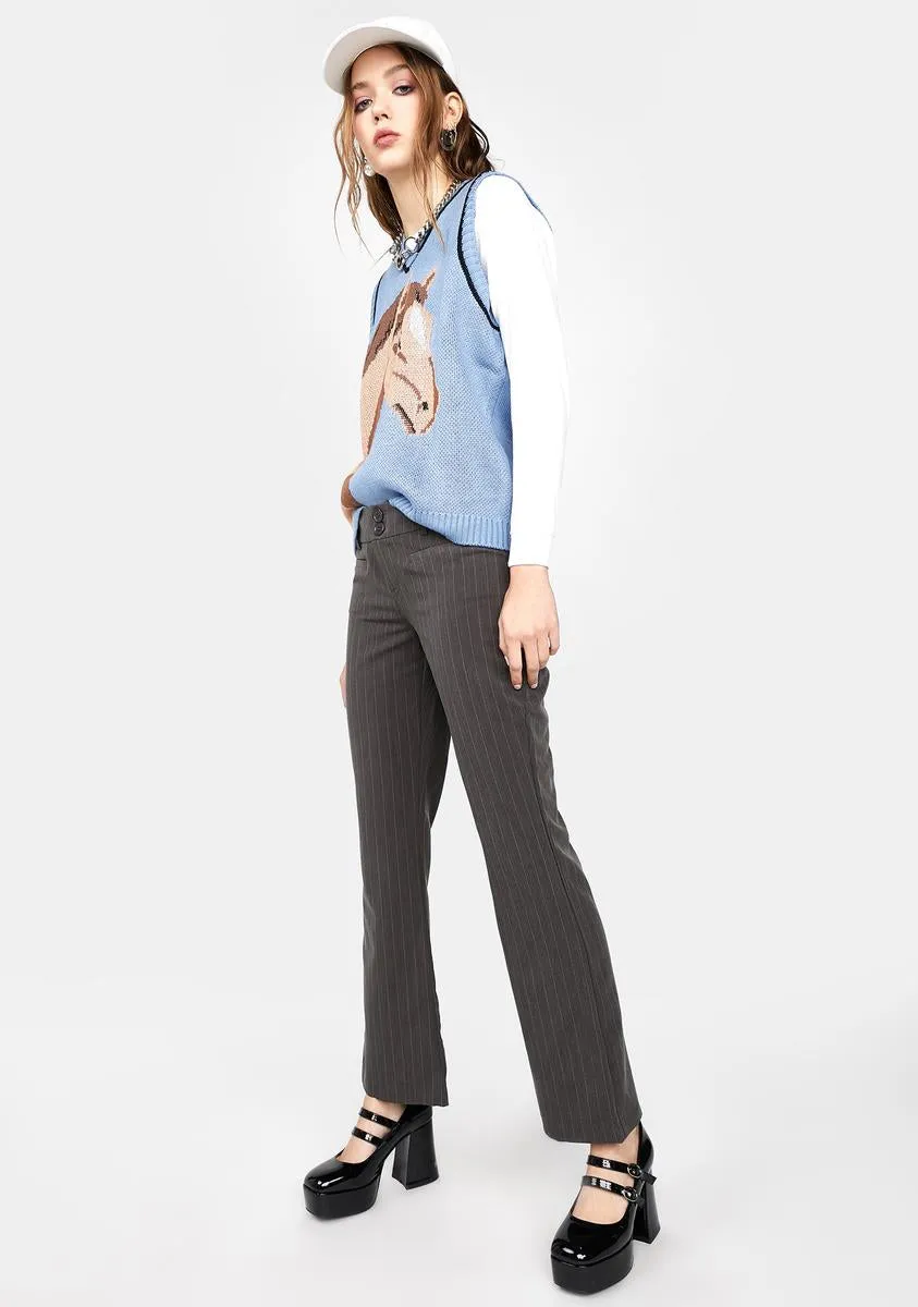 Trade Off Pinstripe Pants sold by Dolls Kill product image thumbnail 3