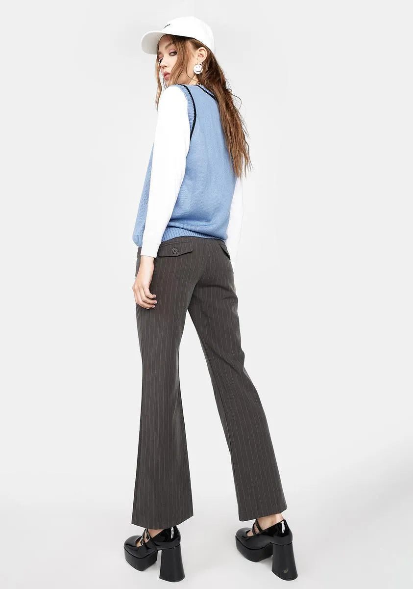 Trade Off Pinstripe Pants sold by Dolls Kill product image thumbnail 4