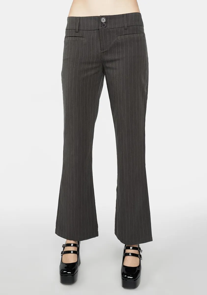 Trade Off Pinstripe Pants sold by Dolls Kill