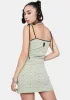 XO Green Dress sold by Dolls Kill