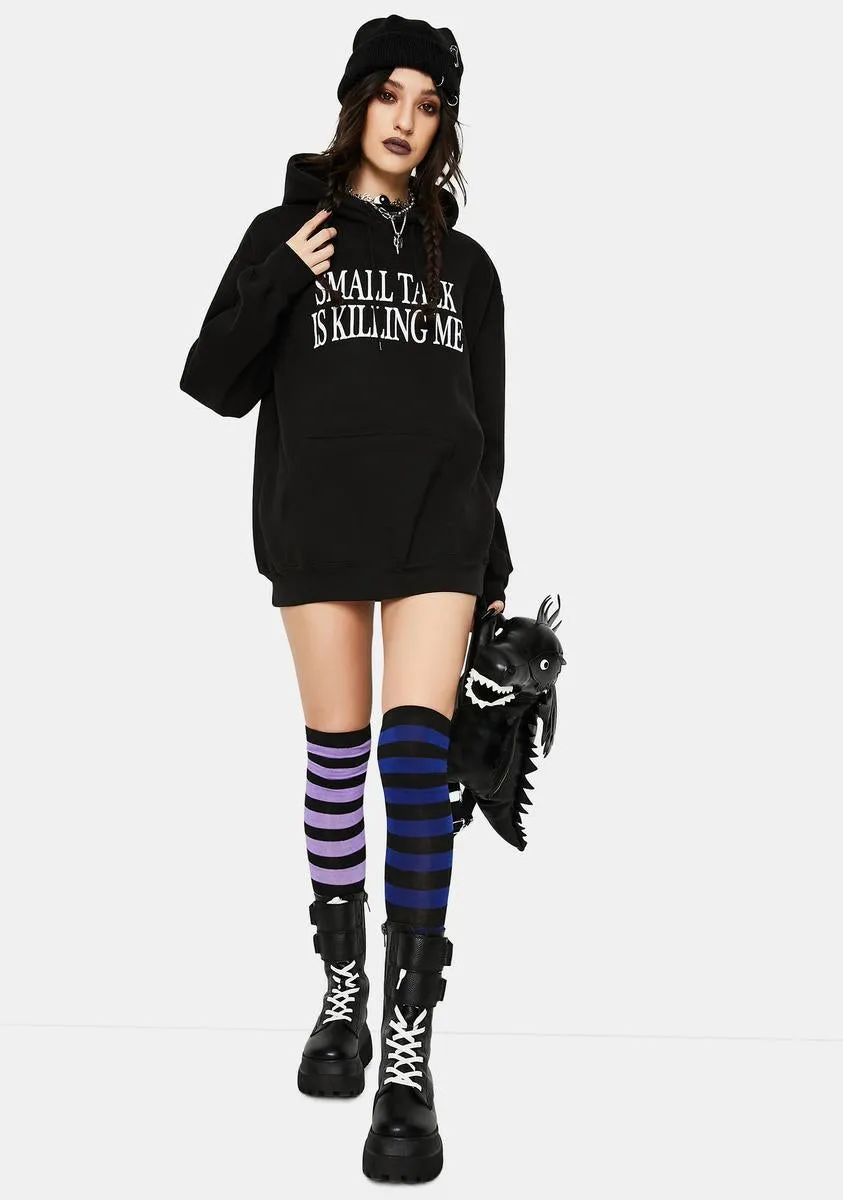 Small Talk Graphic Hoodie sold by Dolls Kill product image thumbnail 3