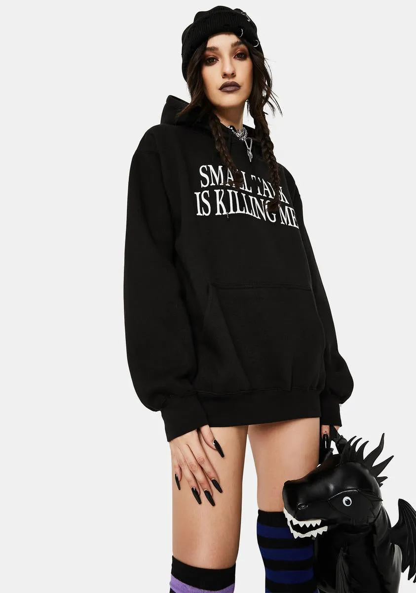 Small Talk Graphic Hoodie sold by Dolls Kill product image thumbnail 4