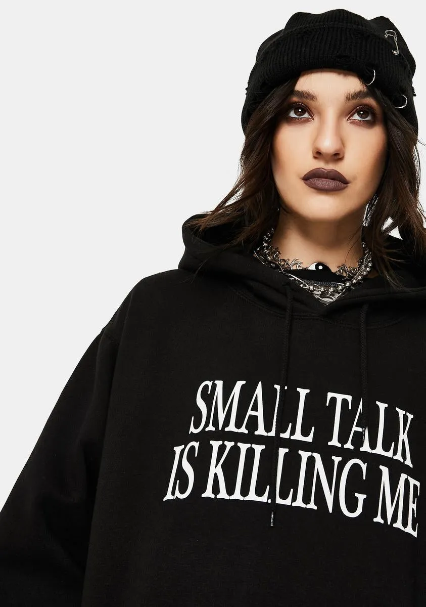 Small Talk Graphic Hoodie sold by Dolls Kill
