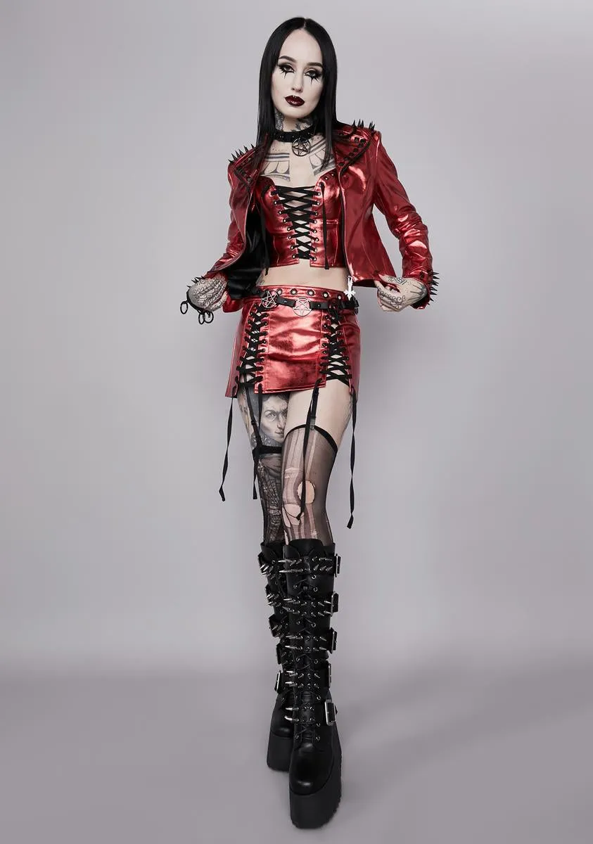 Blood Moon Rising Bustier Top sold by Dolls Kill product image thumbnail 3