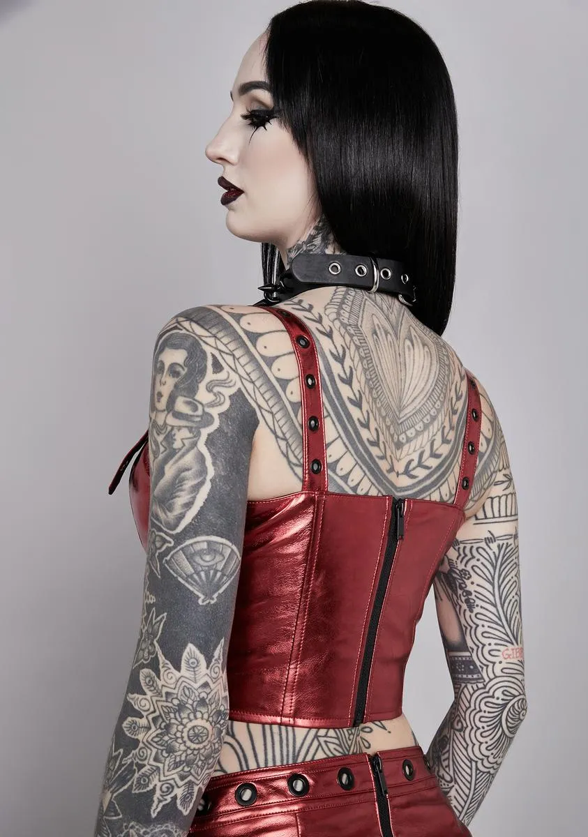 Blood Moon Rising Bustier Top sold by Dolls Kill product image thumbnail 4
